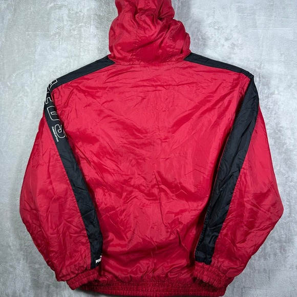 VINTAGE 2000 Cincinnati Reds Puma Full Zip Reversible Jacket Men's XL Nylon - Picture 8 of 8